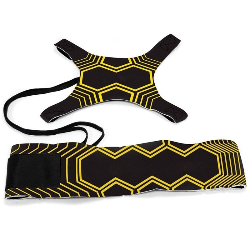 EastyGold Football Kick Trainer Soccer Training Aids Hands Free Throw Sole Practice Equipment with Adjustable Belt Elastic Rope Fits Ball 3, 4,and 5 - Image 2